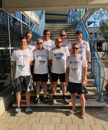 PreSens Team beim Firmenlauf 2019 in Regensburg