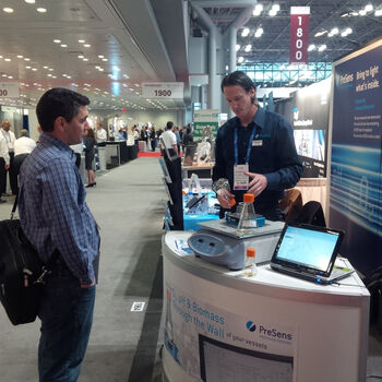 PreSens booth at the Interphex 2015