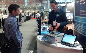 PreSens booth at the Interphex 2015