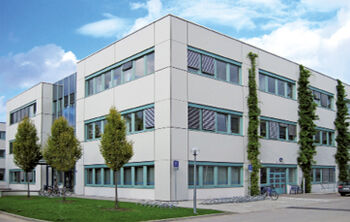 One of the BioPark Regensburg buildings, Germany