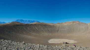 Monturaqui Krater, Atacama Wüste, Chile