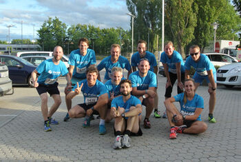 PreSens Team at the REWAG Company Run 2017