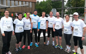 PreSens Team at the 2014 REWAG company run