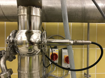 in-line measurements with OXYPro in brewery