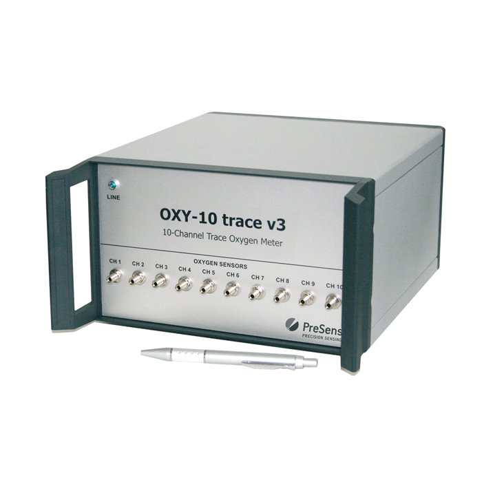 Multi-channel trace oxygen meter OXY-10 trace